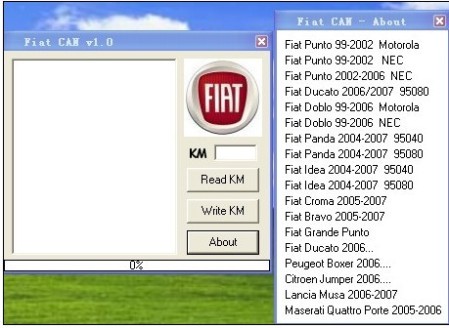 Free download Fiat KM TOOL software driver